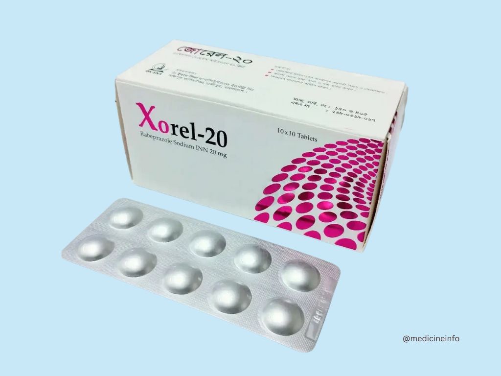 Xorel 20 Mg |Tablet | জোরেল ২০ মি.গ্রা. ট্যাবলেট