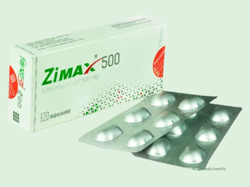 Zimax 500 Mg Tablet | জিম্যাক্স ৫০০ মি.গ্রা. ট্যাবলেট
