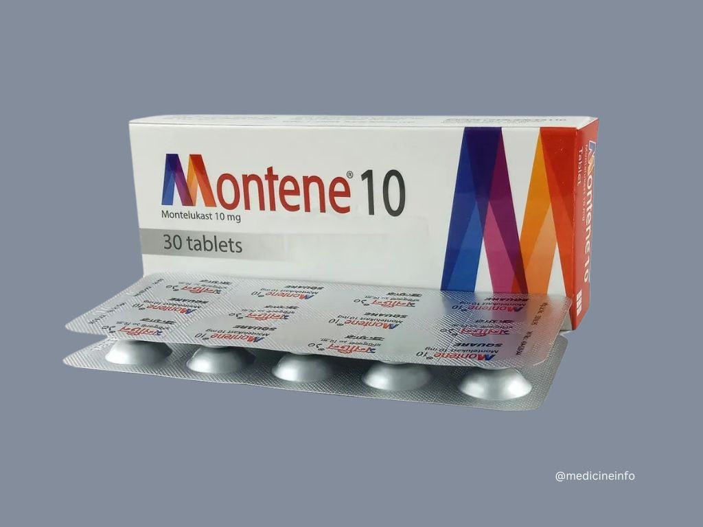 Montene 10 Mg Tablet | মনটিন ১০ মি.গ্রা. ট্যাবলেট