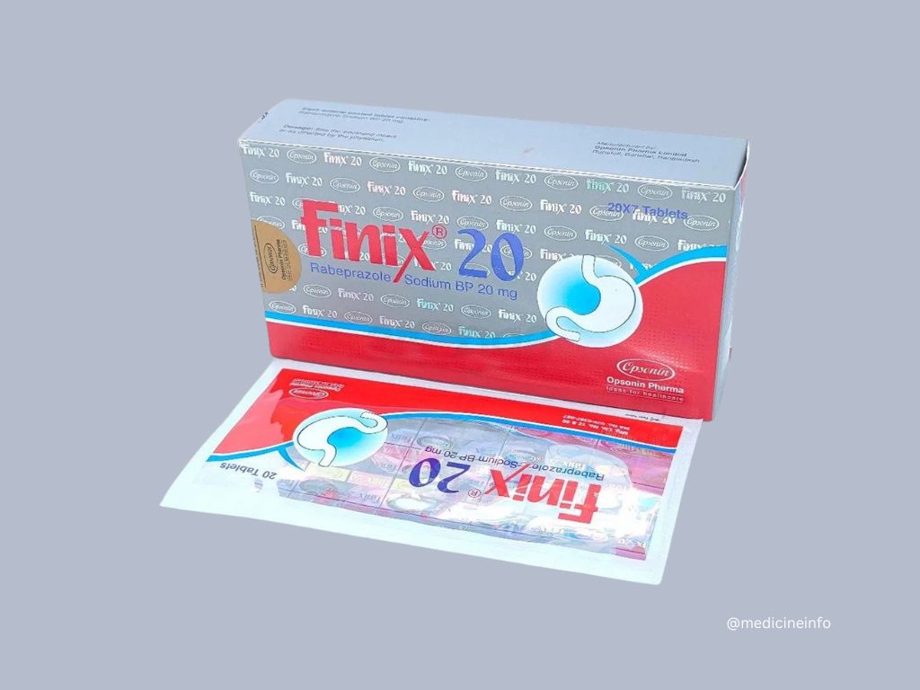 Finix 20 Mg Tablet | ফিনিক্স ২০ মি.গ্রা. ট্যাবলেট