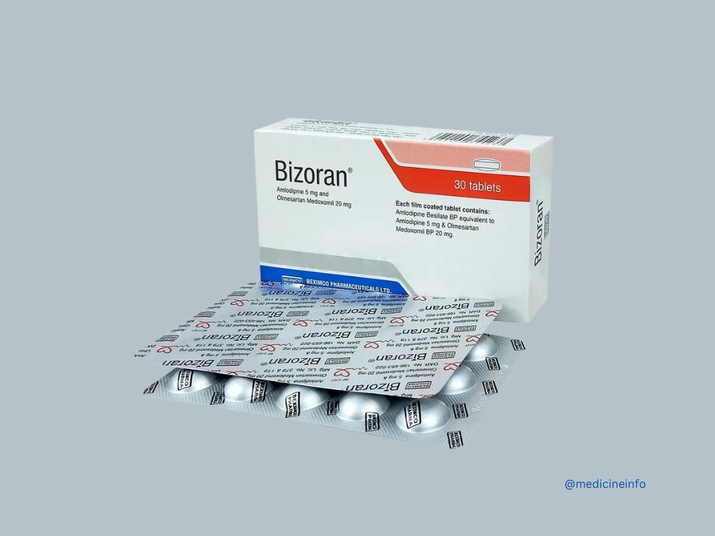Bizoran 5 Mg+20 Mg Tablet | বাইজোরান ৫ মি.গ্রা.+২০ মি.গ্রা. ট্যাবলেট