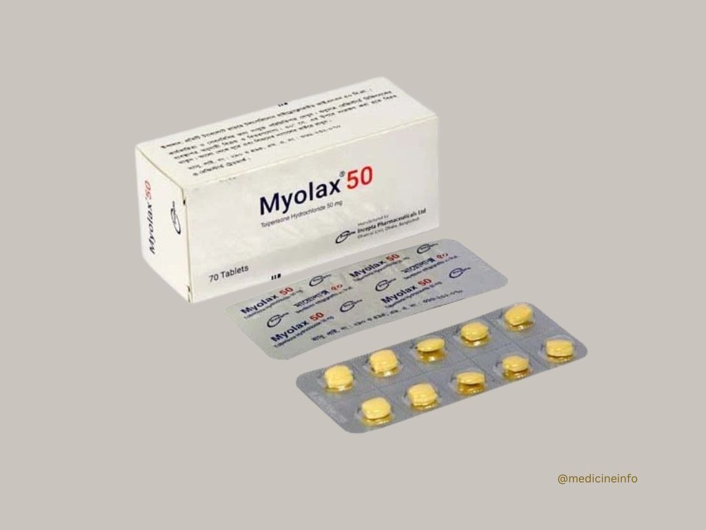 Myolax 50 Mg Tablet | মায়োলাক্স ৫০ মি.গ্রা. ট্যাবলেট