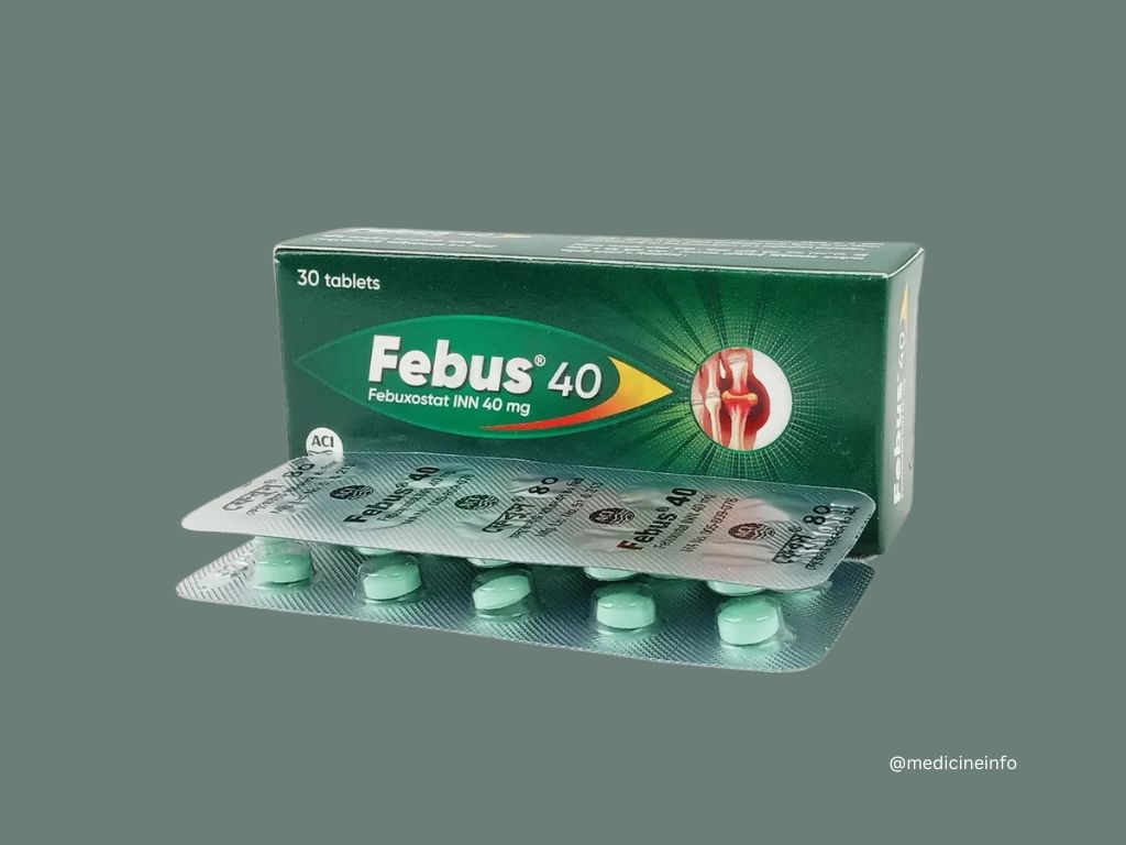 Febus 40 Mg Tablet | ফেবুস ৪০ মি.গ্রা. ট্যাবলেট