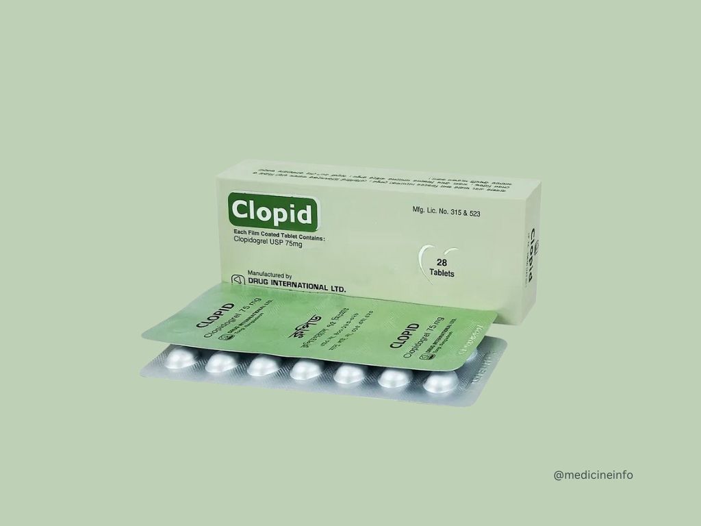 Clopid 75 Mg Tablet | ক্লপিড ৭৫ মি.গ্রা. ট্যাবলেট